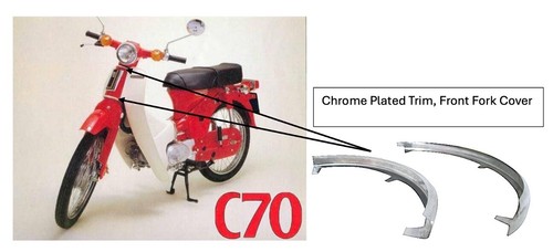 Honda c50 c65 c70 c90 - honda, front