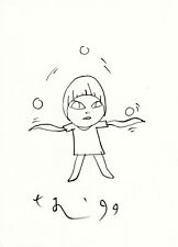 Yoshitomo Nara drawing signed 1999