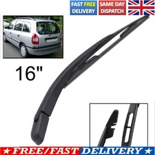 16" Set Kit For Vauxhall Zafira MK1 A 98-05 Rear Windscreen Wiper Blade Arm