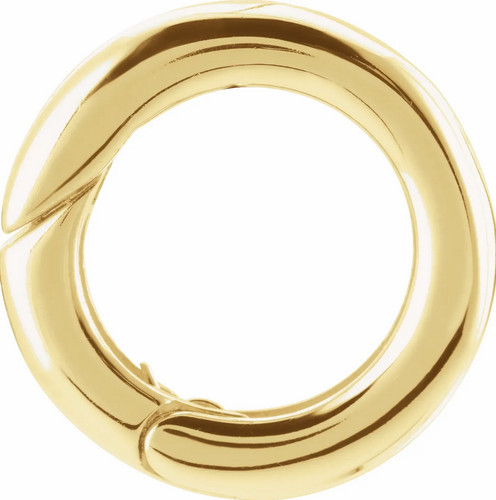 15mm 10k yellow gold charm - 15mm,