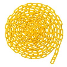 Yellow Plastic Chain 25Ft