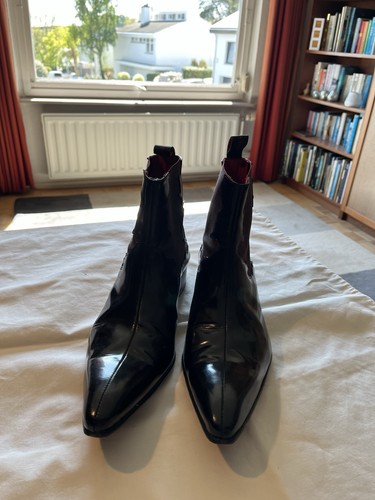 Jeffery west black - black, leather