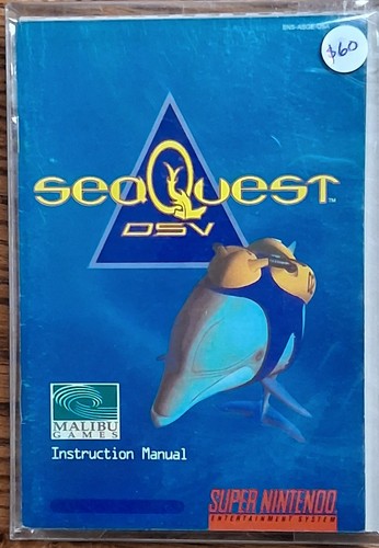 Seaquest dsv snes game with - seaquest,