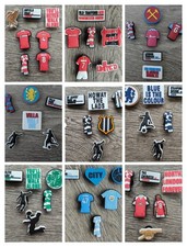 FOOTBALL TEAMS BUNDLE Charms FOR CROCS + FREE CHARM MIX MATCH DISCOUNT ALL SHOP 