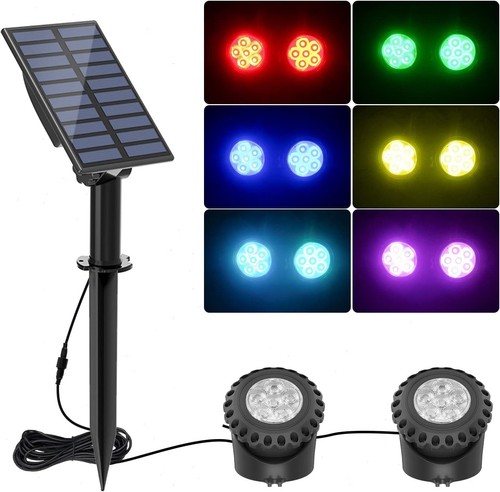 Sun solar pond lights - in,