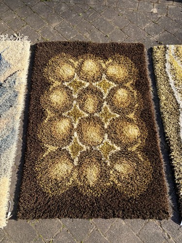 Woven antique 1960s swedish - woven,