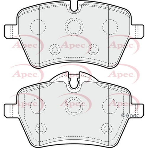 Brake pads set for mini - pads,