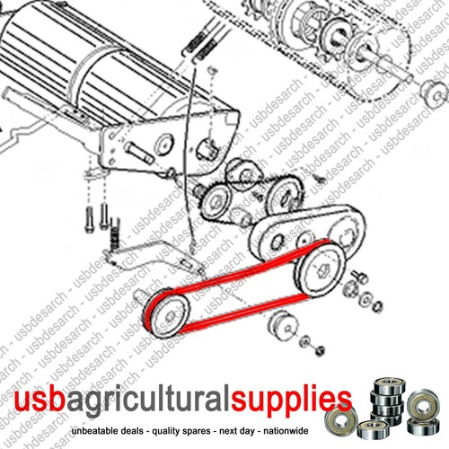 Hayter harrier drive belt - 48,