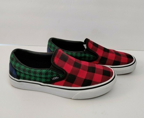 Vans plaid buffalo houndstooth - vans,