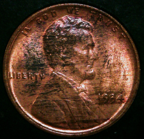 1934 lincoln wheat cent - lincoln,