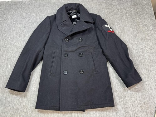 Vintage whaling pea coat mens - vintage,