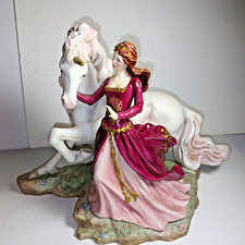 large Franklin Mint  LADY AND