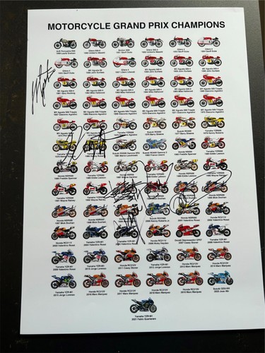 Signed moto champions - moto, gp
