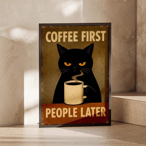 Coffee first people later - coffee,