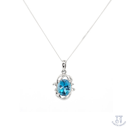 White gold swiss blue - gold,