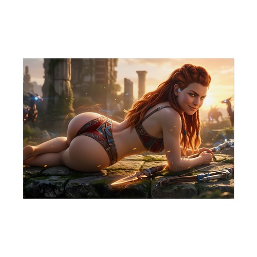 Aloy poster horizon - aloy, zero
