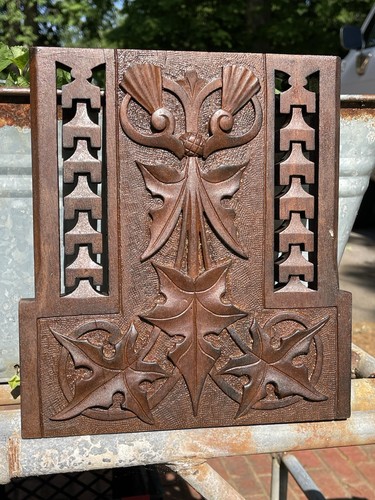 1800s carved antique walnut - 1800s,
