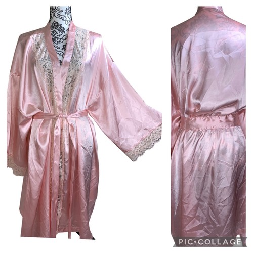 Vintage pink silkie belted - vintage,