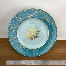 Minton Turquoise Gilt Floral