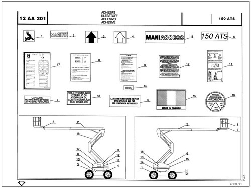 Manitou 150 ats parts catalog - manitou,