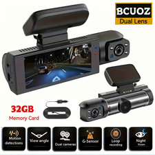 1080P Dual-Lens Dash Cam for