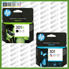 Original HP 301XL Black and