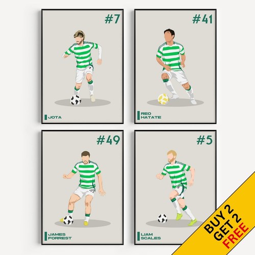Celtic football poster new - football,