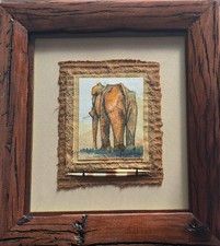 African elephant in mixed