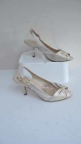 Size debut ivory heels - ivory, heels-