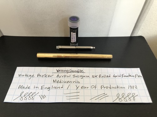 Parker arrow 12k rolled - arrow, gold