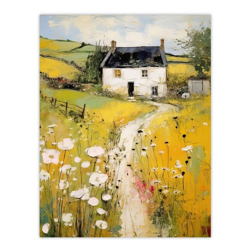 Welsh countryside cottage - countryside,