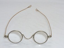 18th Century Temple Glasses Spectacles Surgeon Wig Straight Arm Maker W O Co