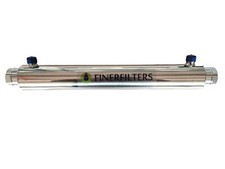 25W UV Steriliser System for Water Treatment - 23 LPM (6 GPM) - 1/2" Male Ports