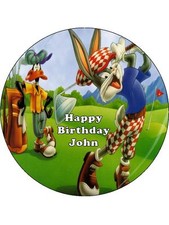 7.5" Bugs Bunny Golf Birthday