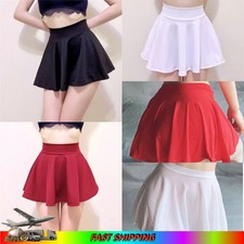 Womens Sexy Micro Mini Pleated