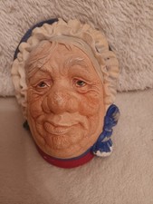VINTAGE SARAH SAIREY GAMP CHALKWARE HEAD MADE IN ENGLAND