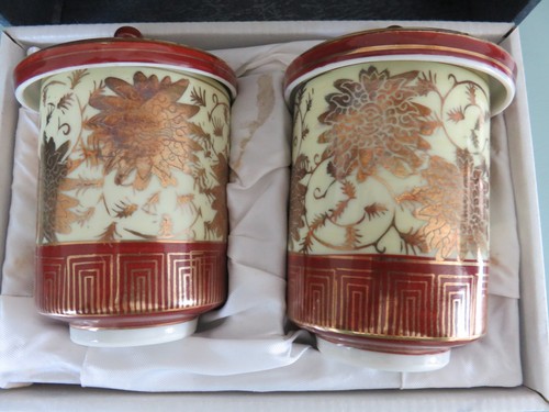 Kutani japanese tea cups - japanese,