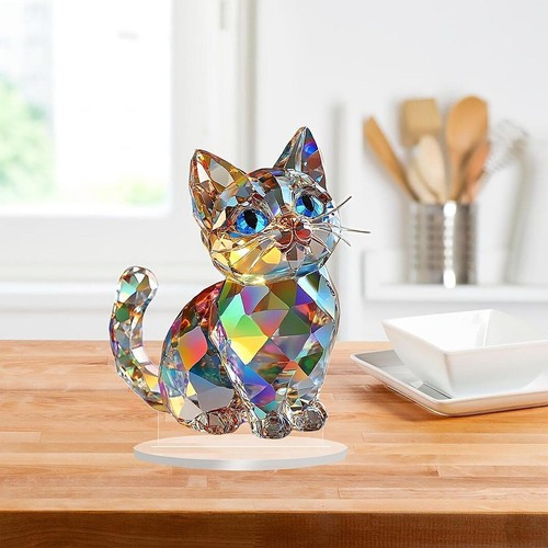 Miniature cat statue - miniature,