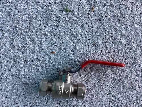 Lever ball valve - lever, full