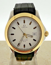 Omega Mens Seamaster 120 Bi Metal Steel Gold Quartz Watch 18ct 36mm Ref 2311.20