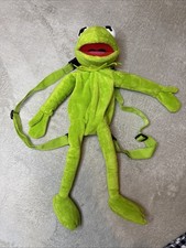 Kermit the Frog 18" Soft Toy Backpack Muppets Disney 2012 Cravendale