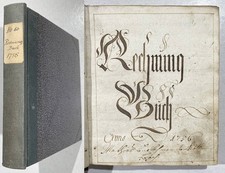Rechenbuch 1756 Handschrift
