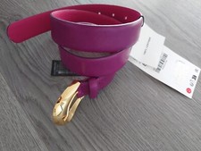 Zara Leather Purple Magenta