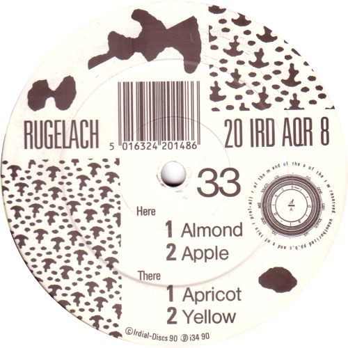 Aqua regia rugelach - aqua, (12")