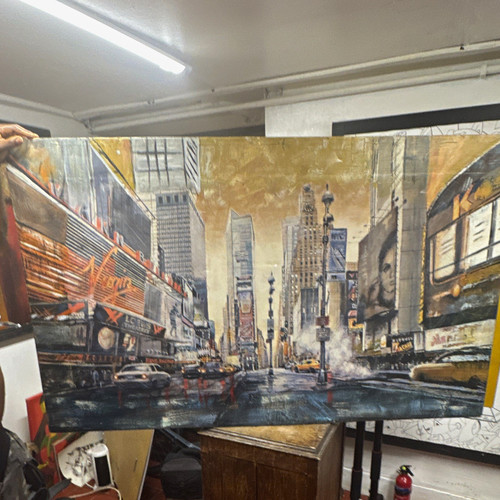 Large contemporary cityscape - contemporary,