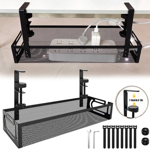 Under desk cable tray 40cm - desk,