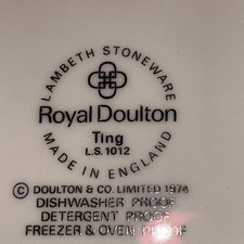Four Royal Doulton Lambeth
