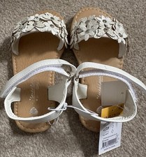 Matalan White Girls Flower and