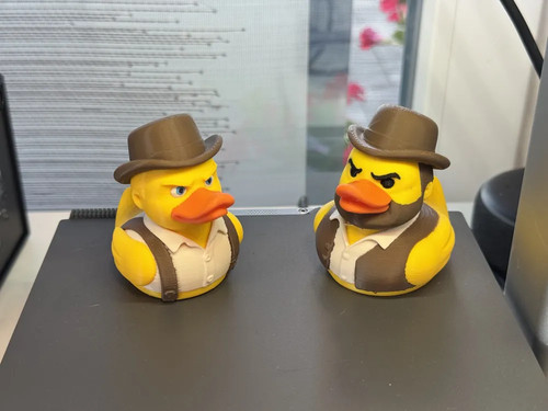 Printed toy duck - printed, figure