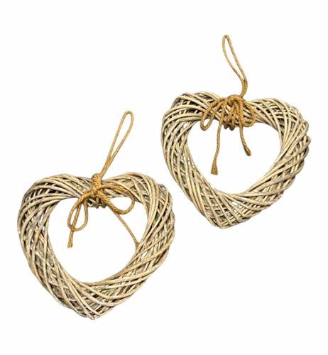 Pair rustic wicker - wicker, woven
